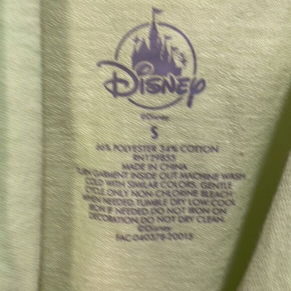 DISNEY Mickey Mouse neon yellow woman’s sweatshirt - Picture 6 of 8